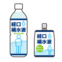 暑さ対策ドリンク　経口補水液タイプ
